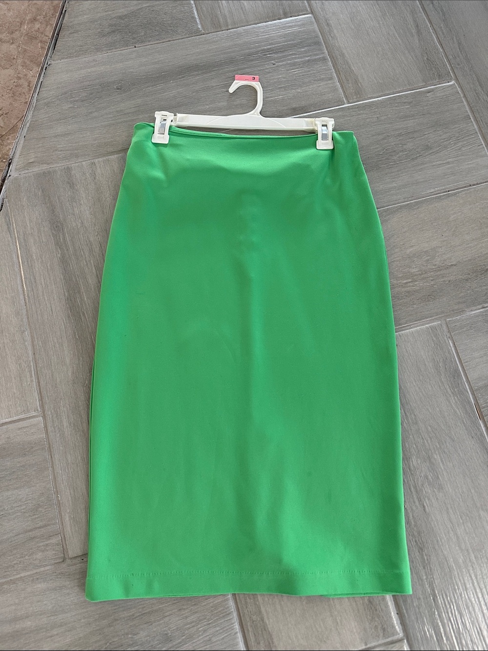 New York & Company Bright Green Pencil Skirt